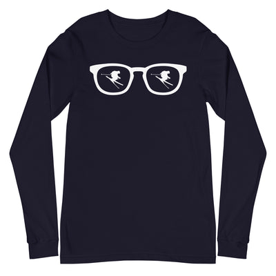 Sonnenbrille und Skifahren - Longsleeve (Unisex) klettern ski xxx yyy zzz Navy