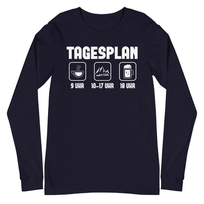 Tagesplan_-_(B) - Unisex Long Sleeve Tee | Bella + Canvas 3501