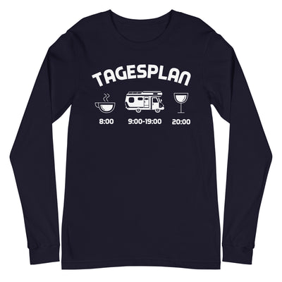 Tagesplan_-_(C)_(2) - Unisex Long Sleeve Tee | Bella + Canvas 3501