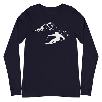 Tiefschnee Skier - Longsleeve (Unisex) klettern ski xxx yyy zzz Navy