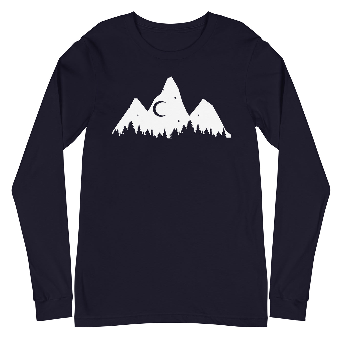 Baum - Berge - Longsleeve (Unisex) berge xxx yyy zzz Navy