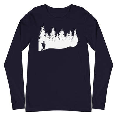 Bäume - Wandern - Longsleeve (Unisex) wandern xxx yyy zzz Navy