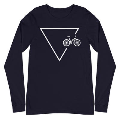 Dreieck 1 und Fahrrad - Longsleeve (Unisex) fahrrad xxx yyy zzz Navy