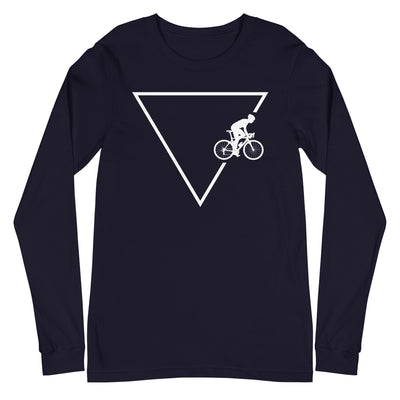 Dreieck 1 und Radfahren - Longsleeve (Unisex) fahrrad xxx yyy zzz Navy