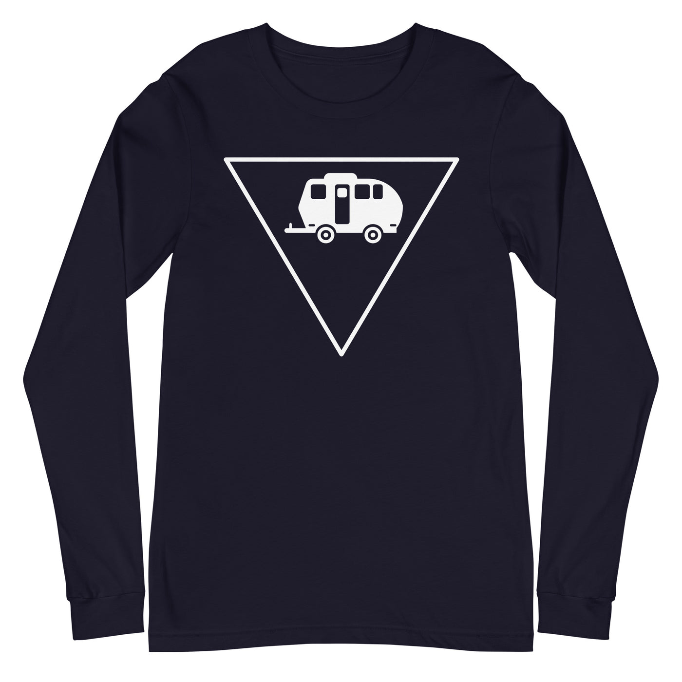 Dreieck und Camping - Longsleeve (Unisex) camping xxx yyy zzz Navy