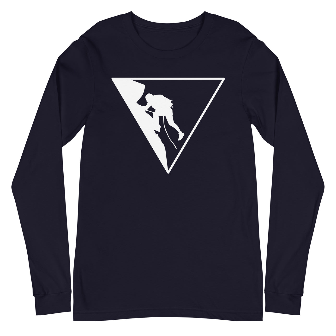 Dreieck und Klettern - Longsleeve (Unisex) klettern xxx yyy zzz Navy