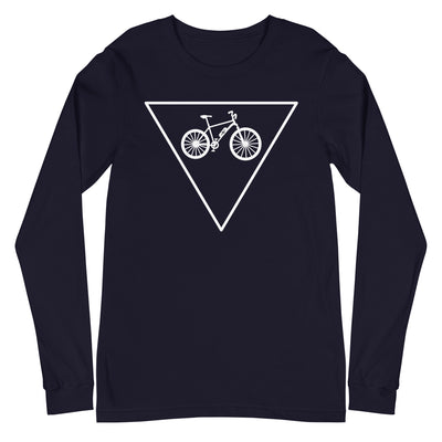 Dreieck und Ebike - (E) - Longsleeve (Unisex) e-bike xxx yyy zzz Navy