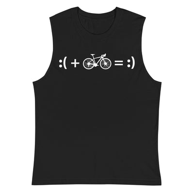Emoji - Cycling - Muskelshirt (Unisex) fahrrad Schwarz