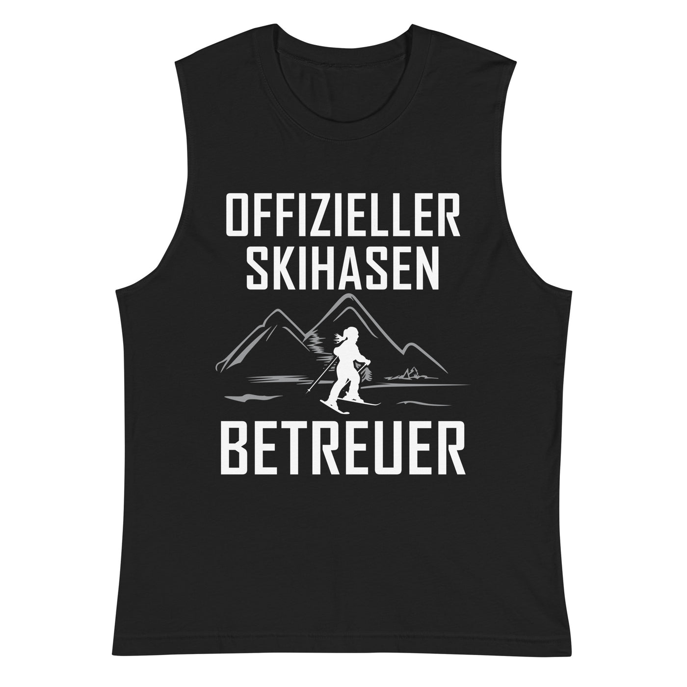 Skihasen Betreuer - Muskelshirt (Unisex) ski Schwarz
