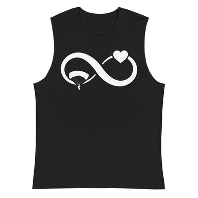 Infinity Heart and Paragliding - Muskelshirt (Unisex) berge xxx yyy zzz Default Title