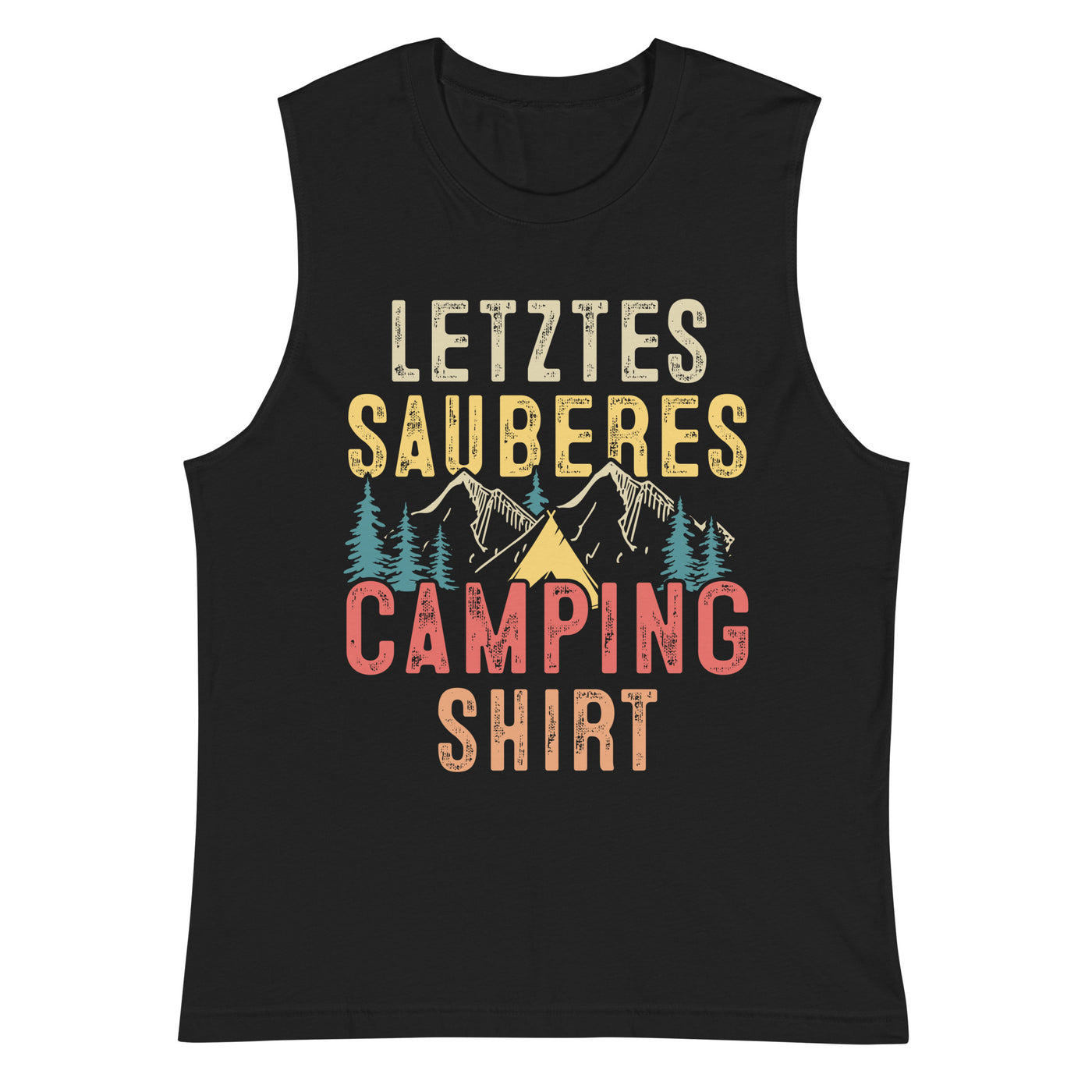 Letztes Sauberes Camping Shirt - Muskelshirt (Unisex) camping xxx yyy zzz 2XL
