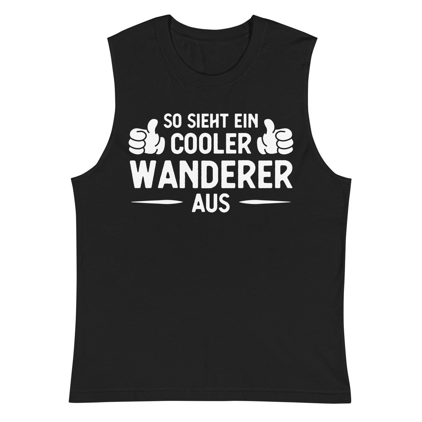 So Sieht Ein Cooler Wanderer Aus - Muskelshirt (Unisex) wandern xxx yyy zzz 2XL