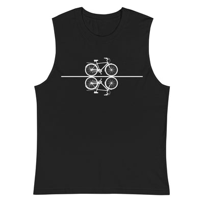 Gerade Linie - Radfahren - - Muskelshirt (Unisex) fahrrad xxx yyy zzz 2XL