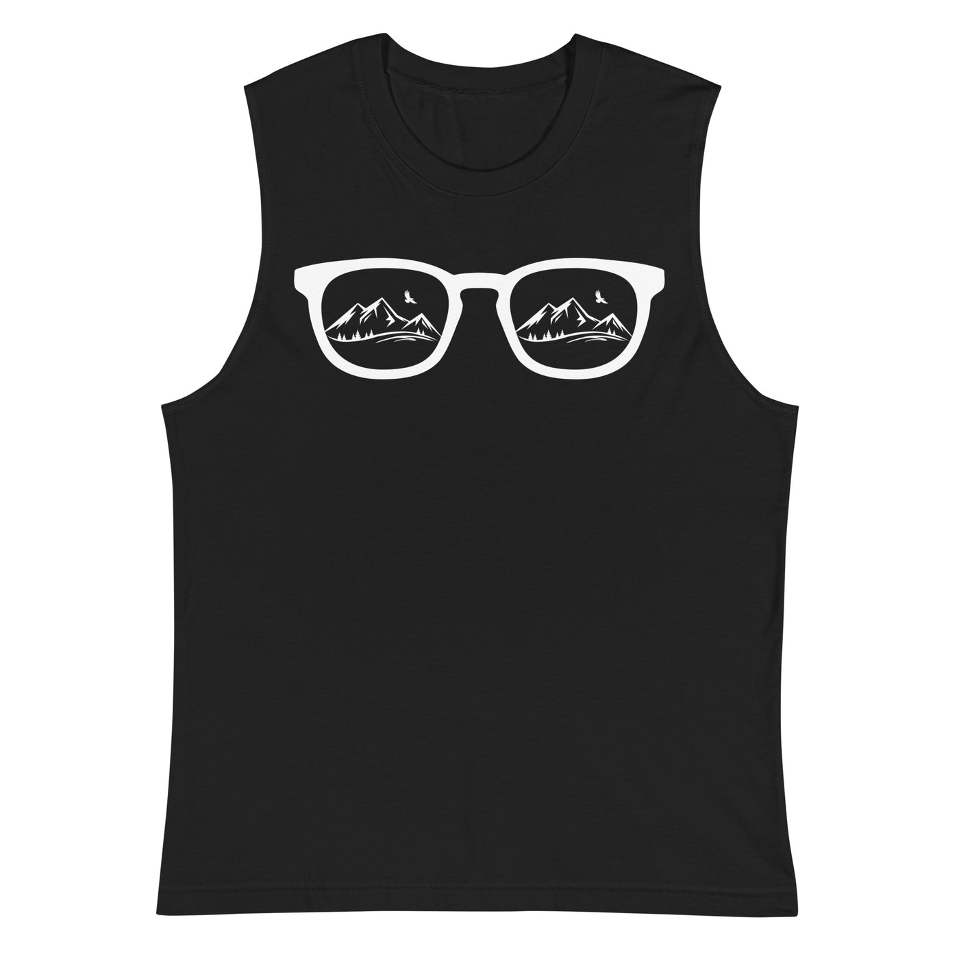 Sonnenbrille und Berge - Muskelshirt (Unisex) berge xxx yyy zzz 2XL