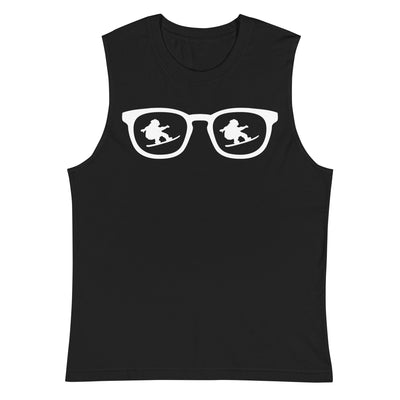 Sonnenbrille und Snowboarding - Muskelshirt (Unisex) snowboarden xxx yyy zzz 2XL