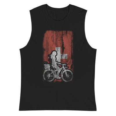 Schweizer Flagge 2 und Radfahren - Muskelshirt (Unisex) fahrrad xxx yyy zzz 2XL