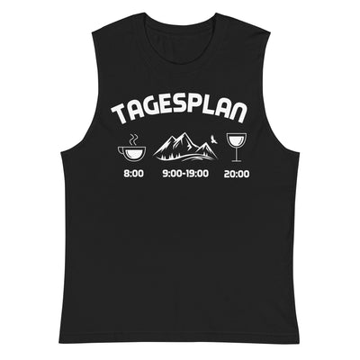 Tagesplan - Muskelshirt (Unisex) berge xxx yyy zzz 2XL