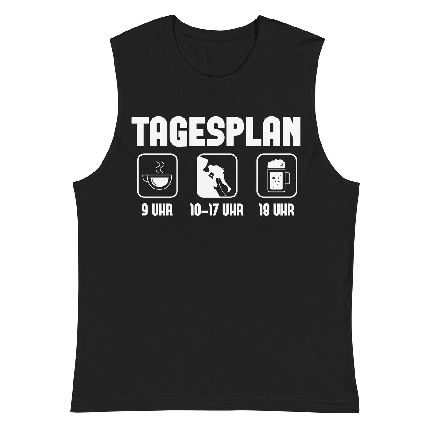 Tagesplan - (K) - Muskelshirt (Unisex) klettern xxx yyy zzz 2XL