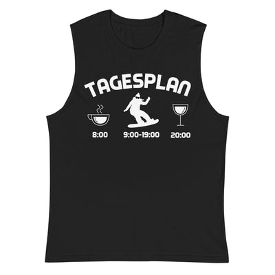 Tagesplan - Muskelshirt (Unisex) snowboarden xxx yyy zzz 2XL