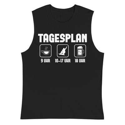 Tagesplan - - Muskelshirt (Unisex) snowboarden xxx yyy zzz 2XL