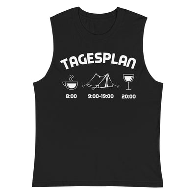 Tagesplan 1 - Muskelshirt (Unisex) camping xxx yyy zzz 2XL