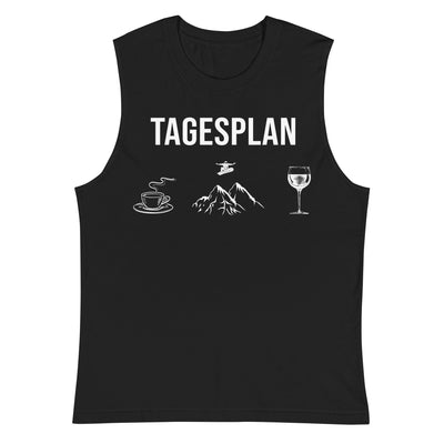 Tagesplan Kaffee, Snowboarden und Wein - - Muskelshirt (Unisex) snowboarden xxx yyy zzz 2XL