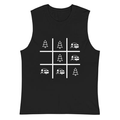 Tic Tac Game - Camping - Muskelshirt (Unisex) camping xxx yyy zzz 2XL