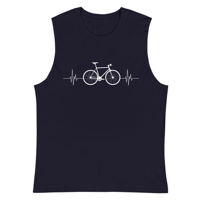 Fahrrad Herzschlag - Muskelshirt (Unisex) fahrrad mountainbike