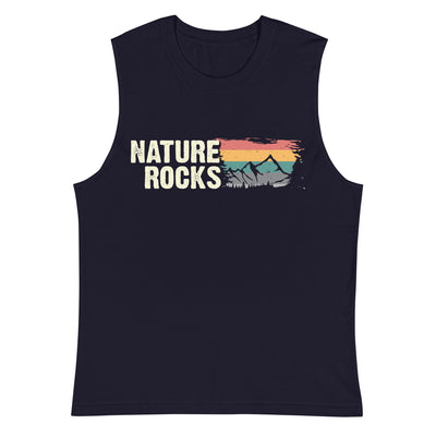 Nature Rocks - Muskelshirt (Unisex) berge camping wandern