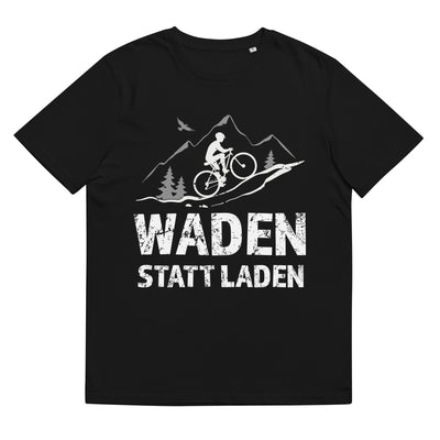Waden Statt Laden - Herren Premium Organic T-Shirt fahrrad mountainbike Schwarz