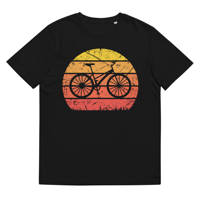 Vintage Sun And Cycling - Herren Premium Organic T-Shirt fahrrad Schwarz