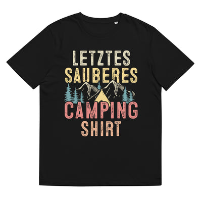 Letztes Sauberes Camping Shirt - Herren Premium Organic T-Shirt camping Schwarz