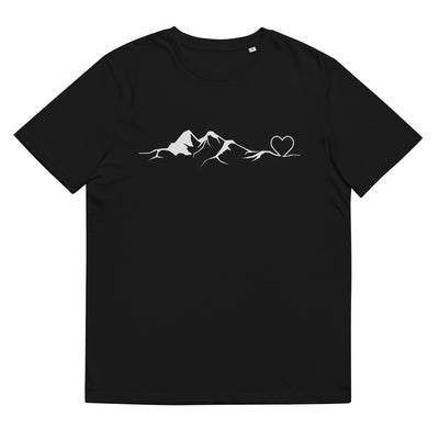 Bergverliebt - Herren Premium Organic T-Shirt berge klettern wandern Schwarz
