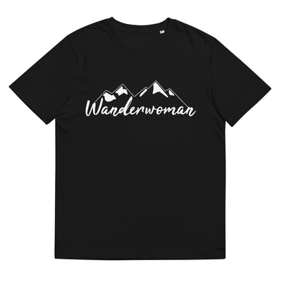 Wanderwoman. - Herren Premium Organic T-Shirt wandern Schwarz