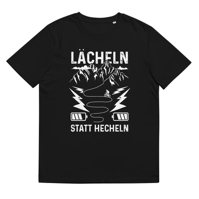 Lächeln Statt Hecheln - Herren Premium Organic T-Shirt e-bike Schwarz