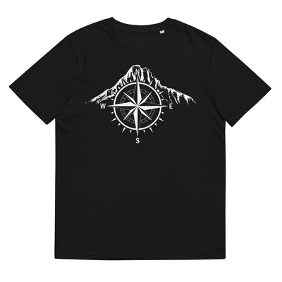 Compass - Mountain - Herren Premium Organic T-Shirt berge Schwarz