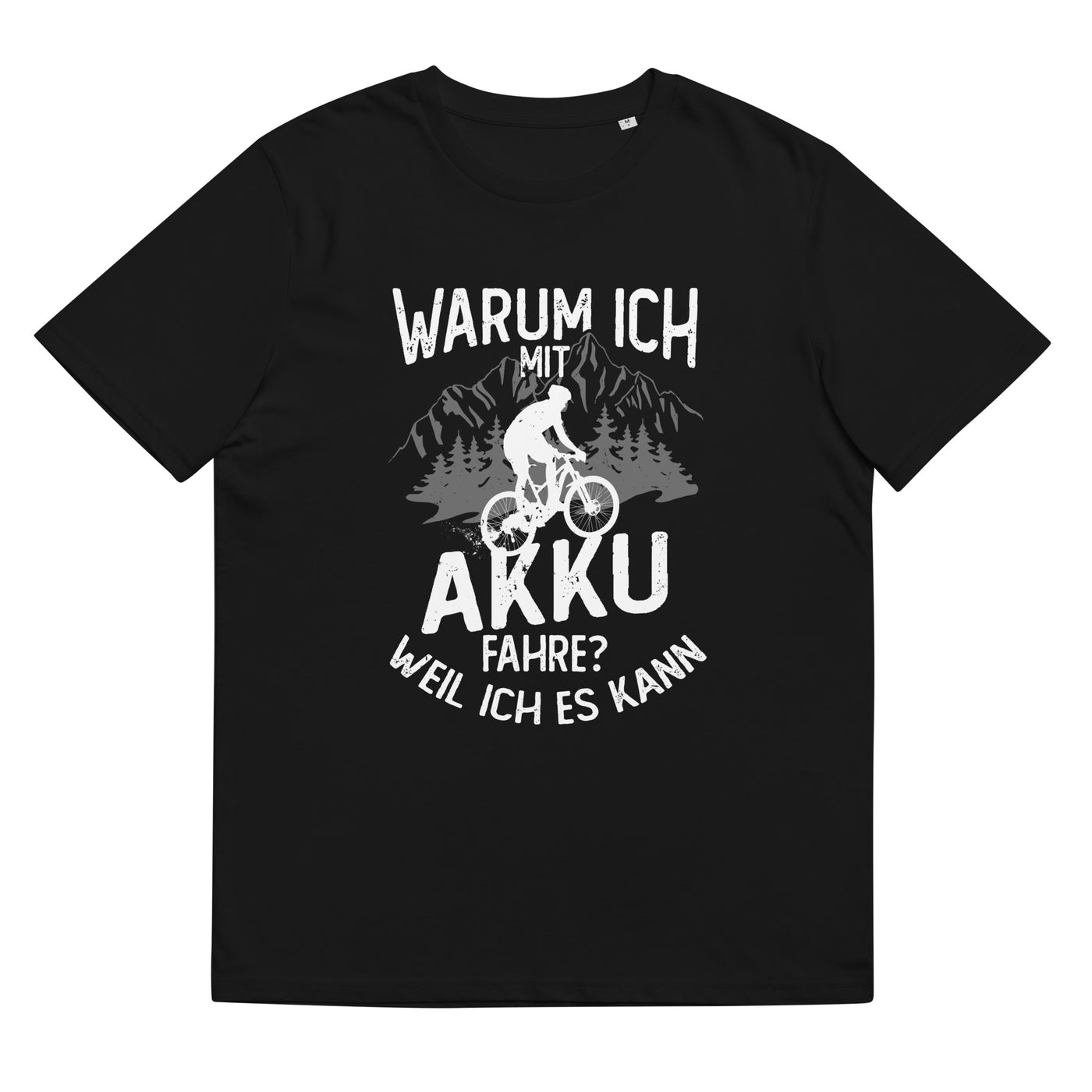 Warum Ich Mit Akku Fahre - Weil Ich Kann - Herren Premium Organic T-Shirt e-bike Schwarz