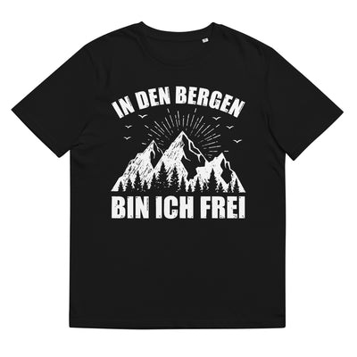 In Den Bergen Bin Ich Frei - Herren Premium Organic T-Shirt berge xxx yyy zzz Black