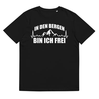 In Den Bergen Bin Ich Frei 1 - Herren Premium Organic T-Shirt berge xxx yyy zzz Black