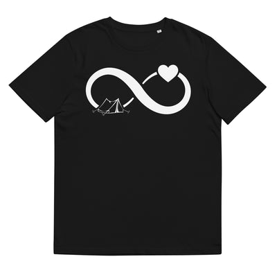 Infinity Heart and Camping 1 - Herren Premium Organic T-Shirt camping xxx yyy zzz Black