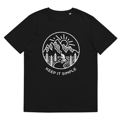 Keep it Simple - Herren Premium Organic T-Shirt fahrrad xxx yyy zzz Black