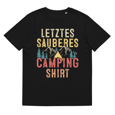 Letztes Sauberes Camping Shirt - Herren Premium Organic T-Shirt camping xxx yyy zzz Black