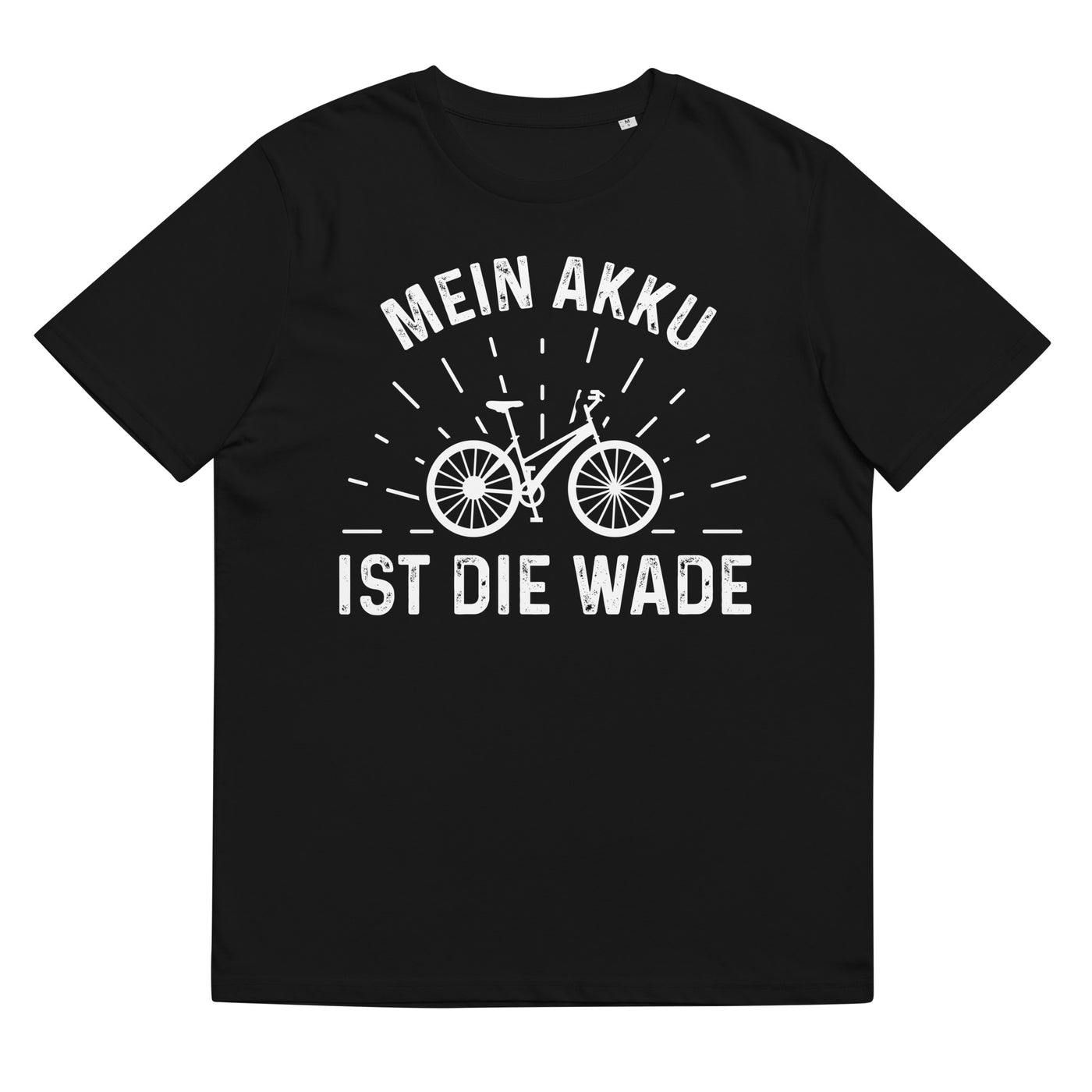 Mein Akku Ist Die Wade - Herren Premium Organic T-Shirt fahrrad xxx yyy zzz Black