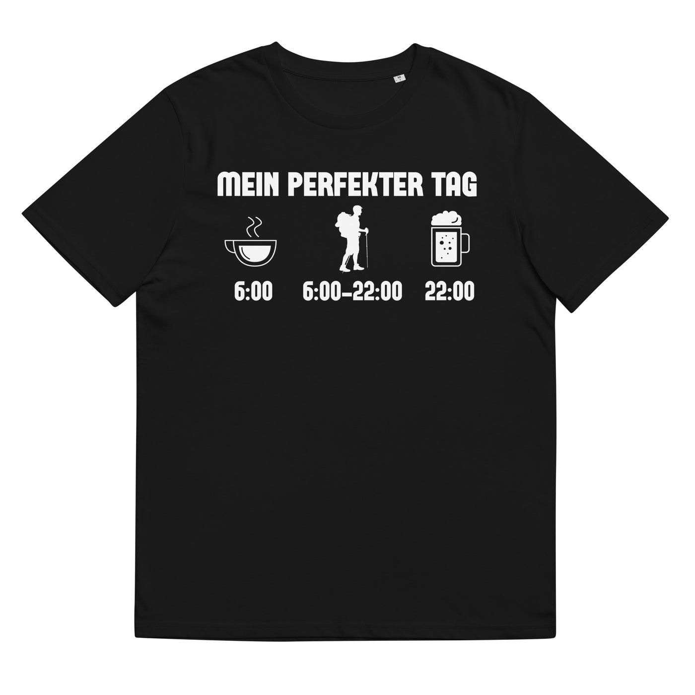 Mein Perfekter Tag - Herren Premium Organic T-Shirt wandern xxx yyy zzz Black