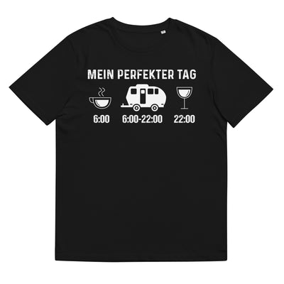 Mein Perfekter Tag 2 - Herren Premium Organic T-Shirt camping xxx yyy zzz Black