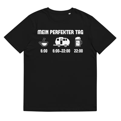Mein Perfekter Tag 2 - Herren Premium Organic T-Shirt camping xxx yyy zzz Black