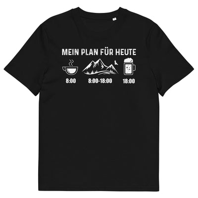 Mein Plan Für Heute - Herren Premium Organic T-Shirt berge xxx yyy zzz Black