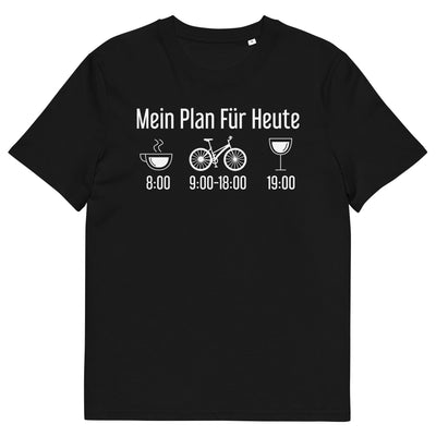Mein Plan Für Heute - Herren Premium Organic T-Shirt fahrrad xxx yyy zzz Black