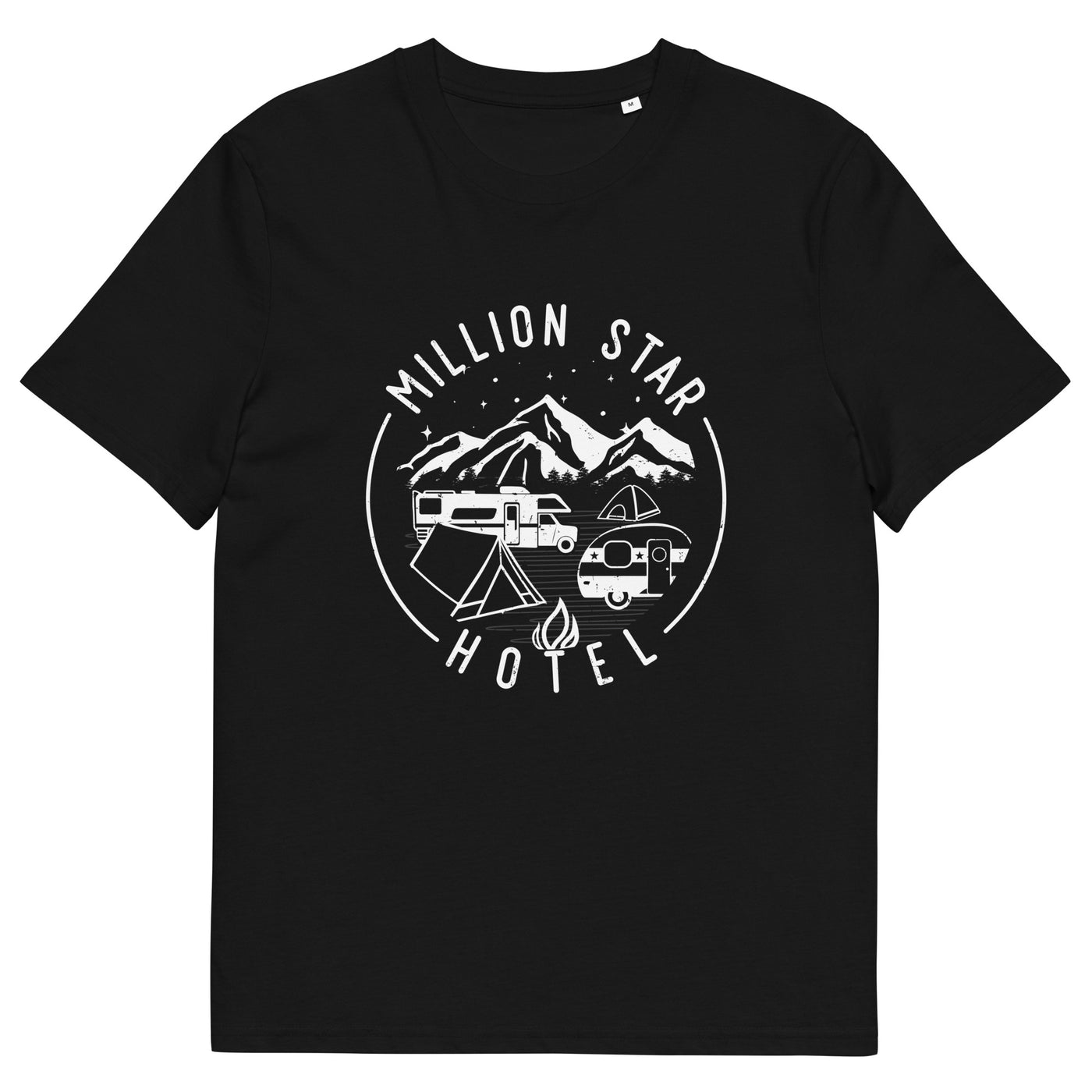 Million Star Hotel - Herren Premium Organic T-Shirt camping xxx yyy zzz Black