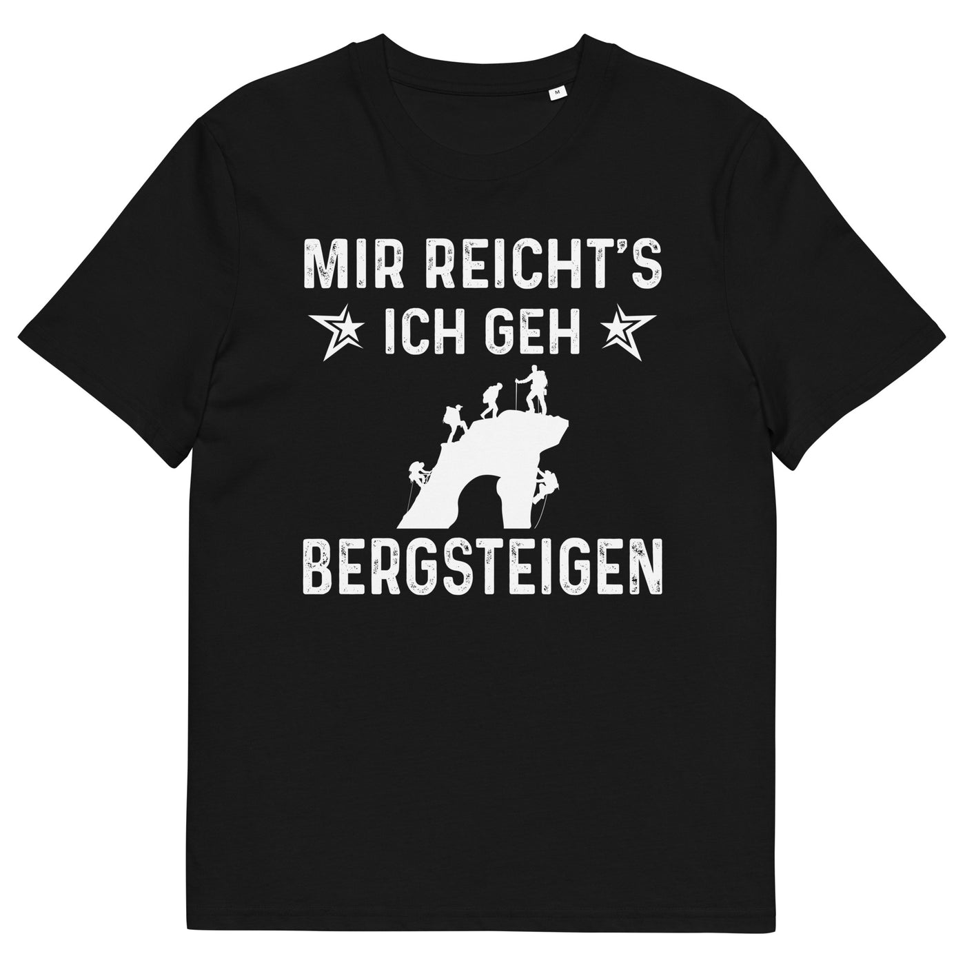 Mir Reicht's Ich Gen Bergsteigen - Herren Premium Organic T-Shirt klettern xxx yyy zzz Black